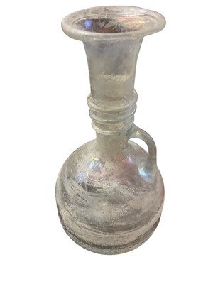 Lot 163 - Glass flask, probably Roman