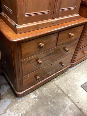 Lot 1382 - Victorian mahogany chest of drawers