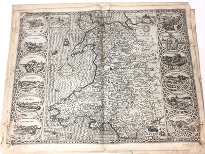 Lot 842 - Collection of John Speed Welsh maps, all circa 1627