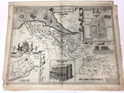 Lot 842 - Collection of John Speed Welsh maps, all circa 1627