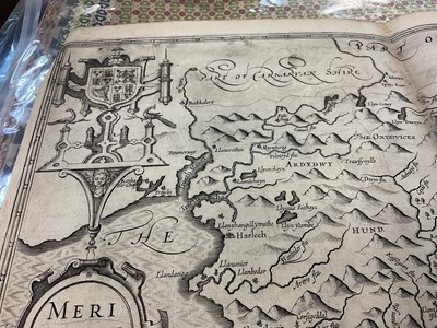 Lot 842 - Collection of John Speed Welsh maps, all circa 1627