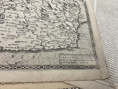 Lot 842 - Collection of John Speed Welsh maps, all circa 1627