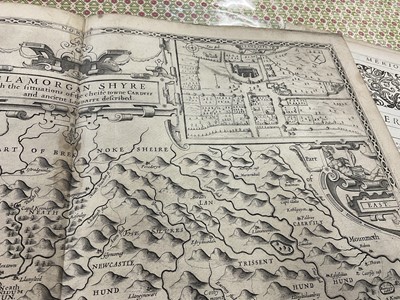 Lot 842 - Collection of John Speed Welsh maps, all circa 1627