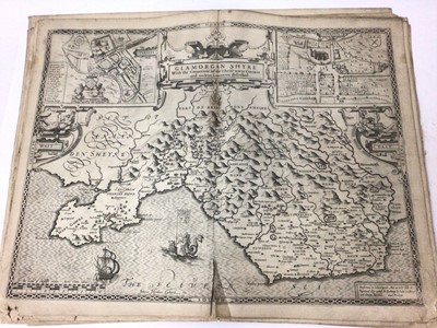 Lot 842 - Collection of John Speed Welsh maps, all circa 1627