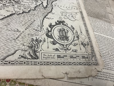 Lot 842 - Collection of John Speed Welsh maps, all circa 1627