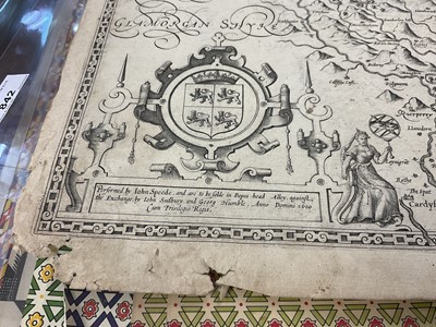 Lot 842 - Collection of John Speed Welsh maps, all circa 1627