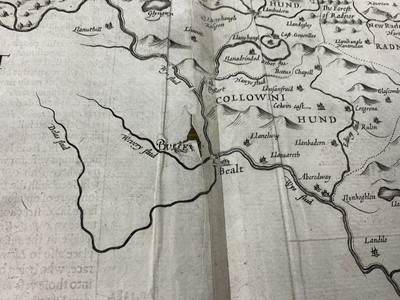 Lot 842 - Collection of John Speed Welsh maps, all circa 1627