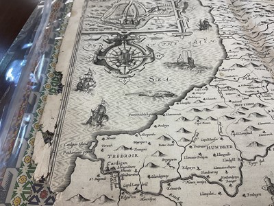 Lot 842 - Collection of John Speed Welsh maps, all circa 1627