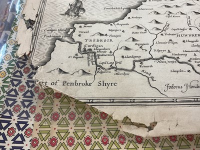 Lot 842 - Collection of John Speed Welsh maps, all circa 1627