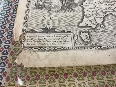 Lot 842 - Collection of John Speed Welsh maps, all circa 1627