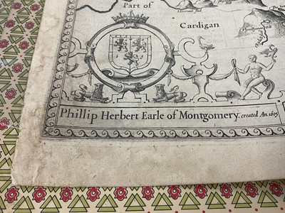 Lot 842 - Collection of John Speed Welsh maps, all circa 1627