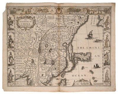 Lot 831 - John Speed - 17th century engraved map - The Kingdom of China