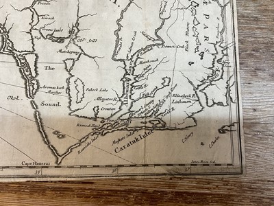 Lot 845 - John Ogilby - rare engraved Map of Carolina, 1672