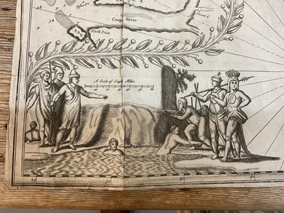 Lot 845 - John Ogilby - rare engraved Map of Carolina, 1672