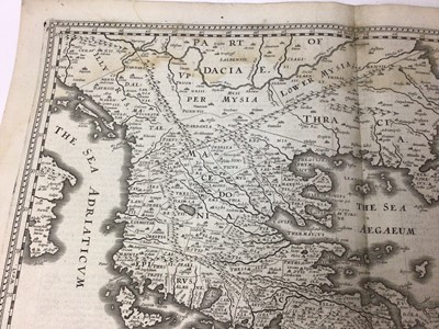 Lot 839 - John Speed 17th century engraved map of Greece