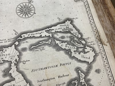 Lot 836 - John Speed, 17th century engraved map of Bermuda