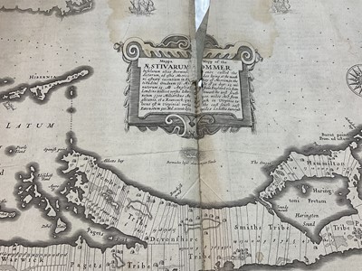 Lot 836 - John Speed, 17th century engraved map of Bermuda