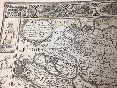 Lot 832 - John Speed - 17th century engraved map of Asia