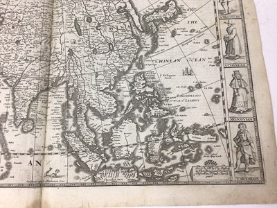 Lot 832 - John Speed - 17th century engraved map of Asia