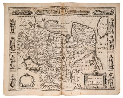 Lot 834 - John Speed - 17th century engraved map of Tartary