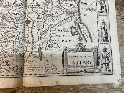 Lot 834 - John Speed - 17th century engraved map of Tartary