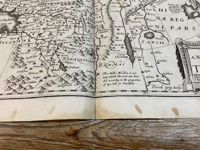 Lot 834 - John Speed - 17th century engraved map of Tartary