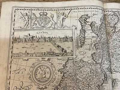 Lot 840 - John Speed -17th century engraved map of British Isles