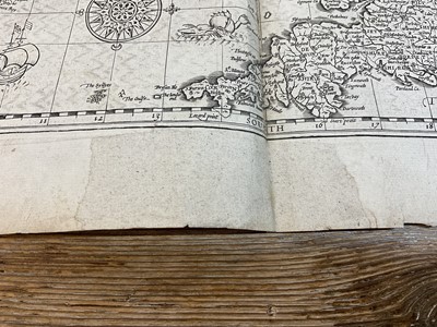 Lot 840 - John Speed -17th century engraved map of British Isles