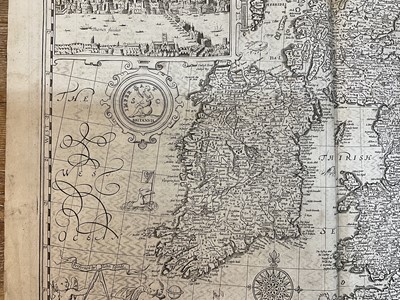 Lot 840 - John Speed -17th century engraved map of British Isles