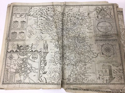 Lot 849 - Group of 17th century engraved maps by Speed