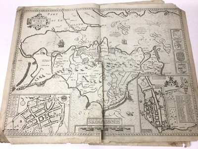 Lot 849 - Group of 17th century engraved maps by Speed