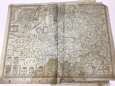 Lot 849 - Group of 17th century engraved maps by Speed