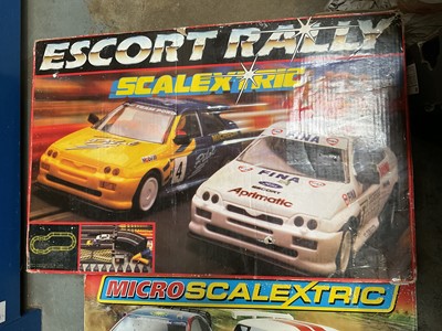 Lot 262 - Two Scalextric sets plus spare track