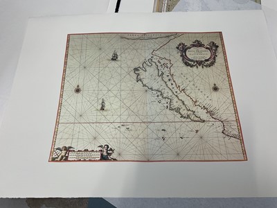 Lot 1709 - Early maps and Charts of the West Coast of North America