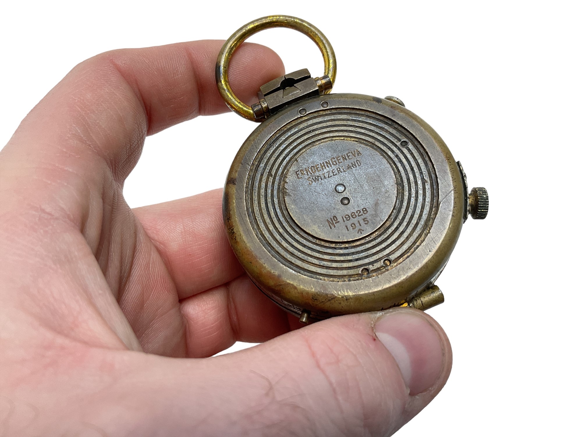 Lot 709 - First World War Verner's pattern compass, by