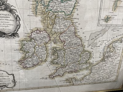 Lot 177 - 18th century French map of the British Isles by Janvier