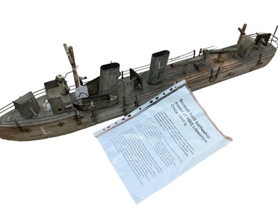 Lot 2513 - Scratch built model of HMS Llewellyn