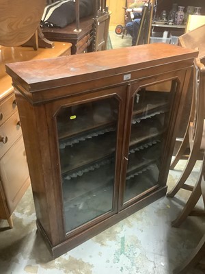 Lot 1289 - Victorian walnut bookcase