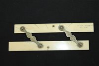 Lot 3666 - Stanley London ivory parallel rule