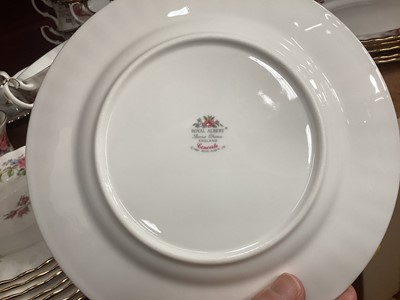 Lot 633 - Lot Royal Albert Moss Roses teaware and Royal Albert Concerto tea and dinner ware
