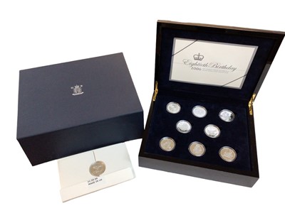 Lot 464 - World - Royal Mint Elizabeth II 'Eightieth Birthday' silver proof 18 coin collection 2006
