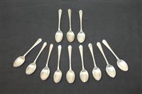 Lot 3606 - Twelve Silverer golfing trophy spoons (various...