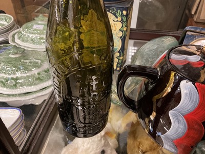 Lot 159 - Stirrup form barometers travelling clock and sundries