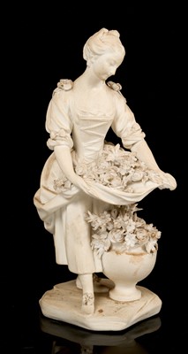 Lot 12 - 18th century Sèvres biscuit figure