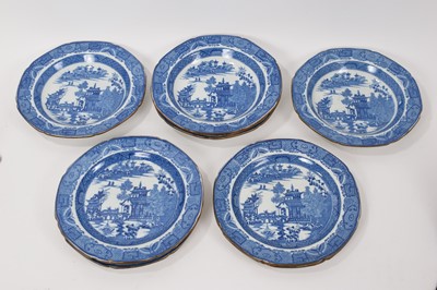 Lot 89 - Set of ten early 19th century Swansea dishes
