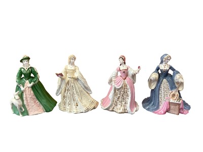 Lot 1170 - Wedgwood set of Henry VIII and his six wives