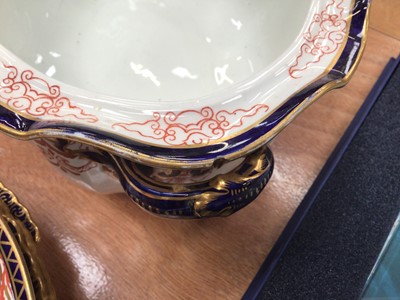 Lot 1236 - Royal Crown Derby Imari pattern dinner wares