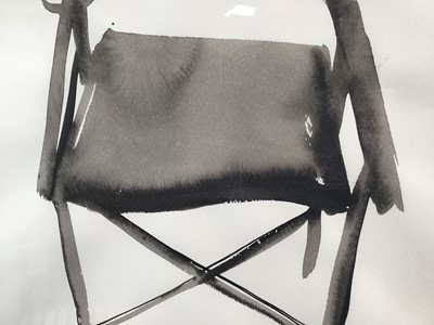 Lot 133 - Andrew Southhall (Australian b. 1947) watercolour - Chair, signed and dated ‘87, 75cm x 53cm, in glazed frame