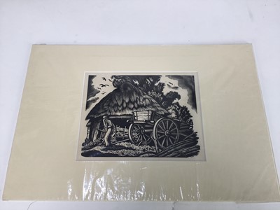 Lot 168 - Ethelbert White, three wood engravings plus two further in presentation box with catalogue raisonne