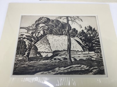 Lot 168 - Ethelbert White, three wood engravings plus two further in presentation box with catalogue raisonne